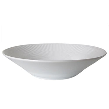 Royal Copenhagen White Fluted Suppenteller, Porzellan, 24 cm im Sale